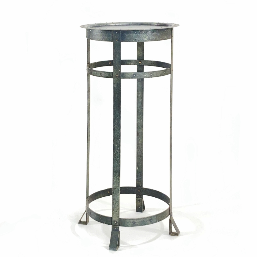 画像1: 1910-20's German “Riveted Steel ” Flower Stand /Side Table (1)