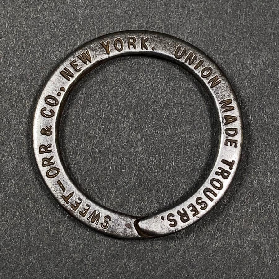 画像1: ★SWEET ORR★  1910's Advertising Key Ring   (1)