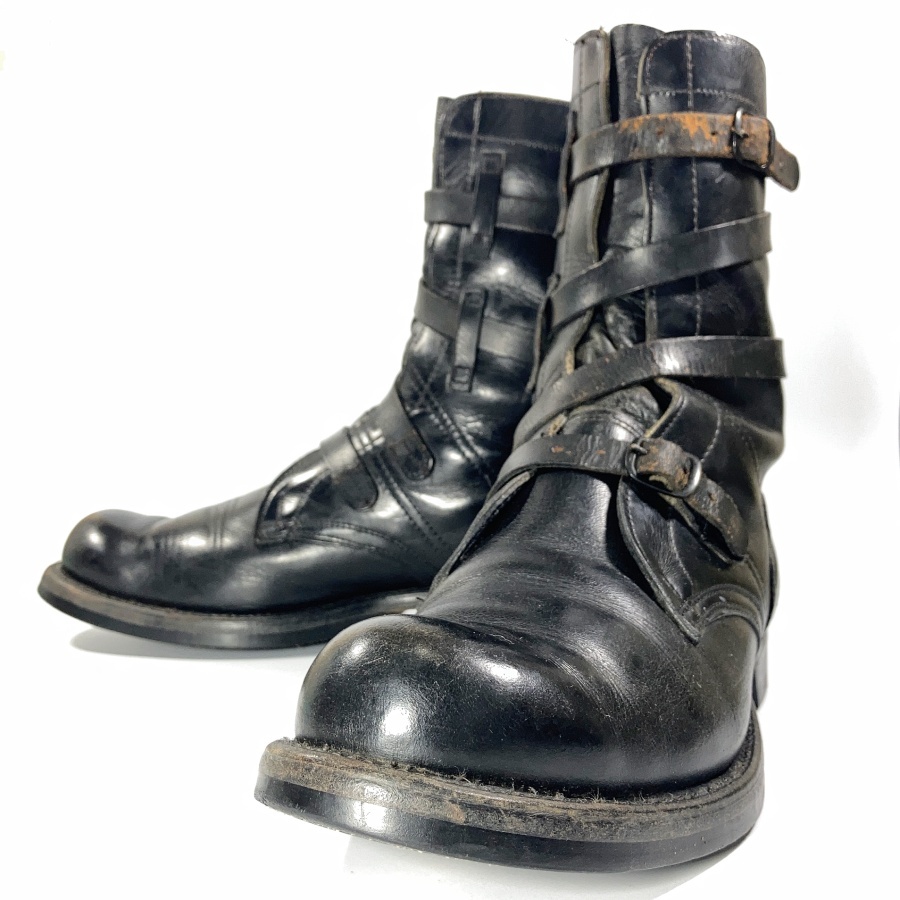 1940-50's ☆HEMAN☆ Leather Tanker Boots -＊Mint Condition