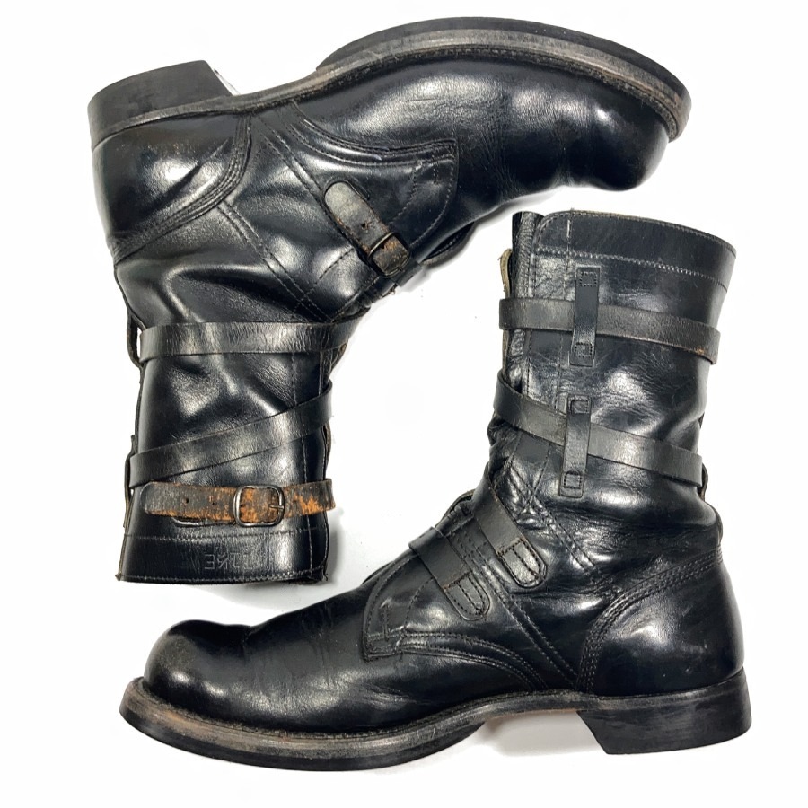 1940-50's ☆HEMAN☆ Leather Tanker Boots -＊Mint Condition