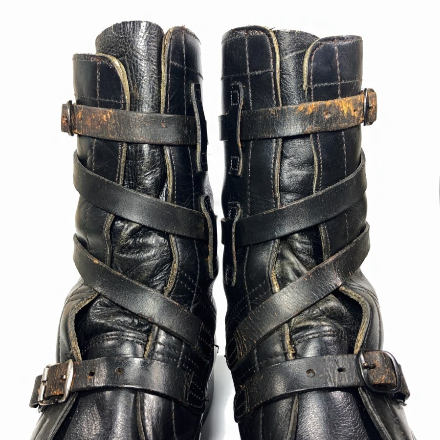 1940-50's ☆HEMAN☆ Leather Tanker Boots -＊Mint Condition