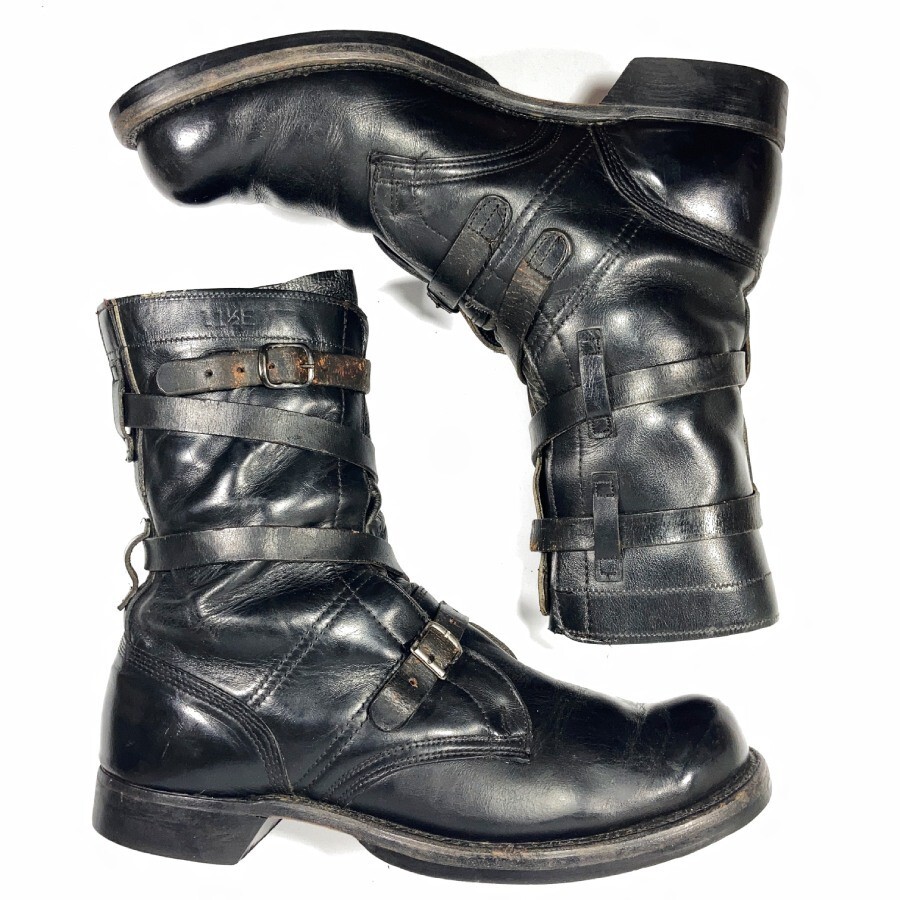 1940-50's ☆HEMAN☆ Leather Tanker Boots -＊Mint Condition