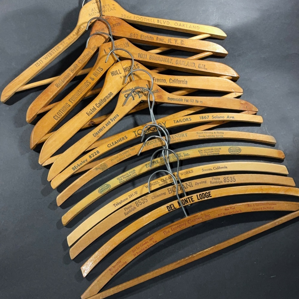画像2: 12-sets ★Advertising★ Wood Hangers (2)