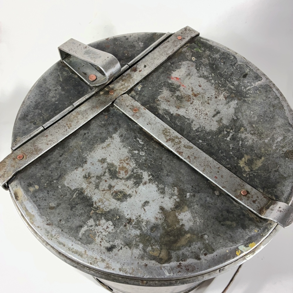 画像5: 1930's ★SAFE GUARD★ Stenciled Oily Waste Can (5)