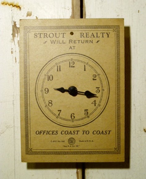 画像1: Antique Paper Re-Make Clock (1)