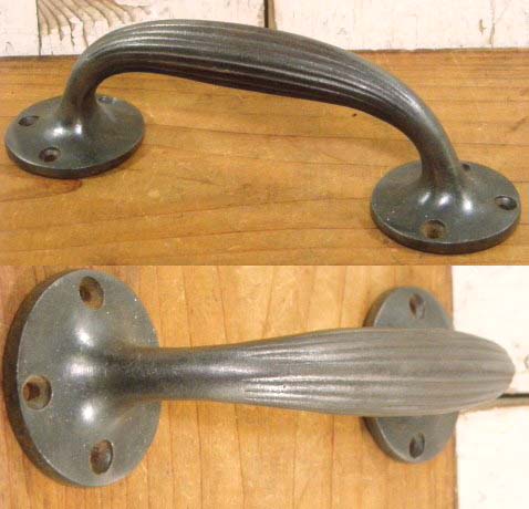 画像1: "Cast Iron" Door Handle 　 (1)