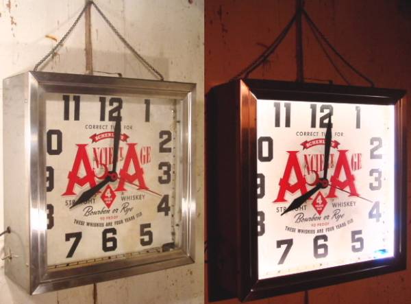 画像1: 40's Advertising "NEON" Clock (1)