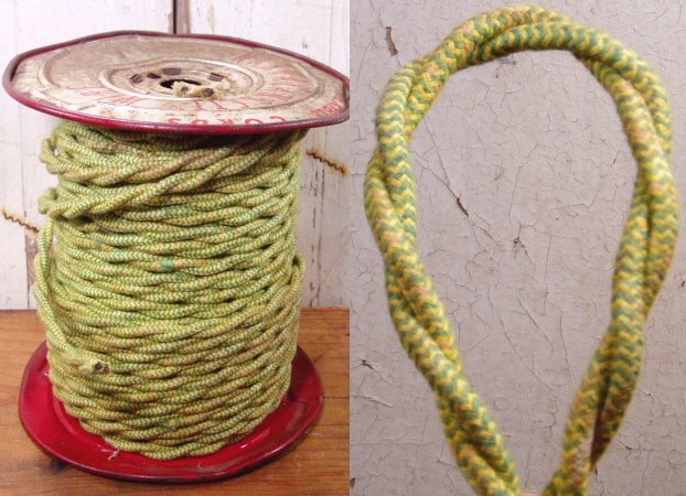 画像1: Antique "Twisted" Electric Cloth Wire "1m〜" (1)